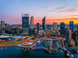 a view of australia city scape indicating quality of life for family migrating to australia